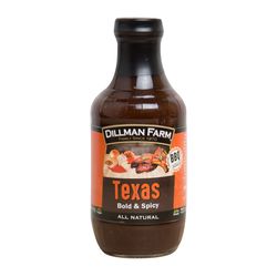 Dillman Farm Texas Bold and Spicy BBQ Sauce 19 oz