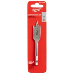 Milwaukee 3/4 in. X 4.5 in. L Carbon Steel Flat Boring Bit Hex Shank 1 pk