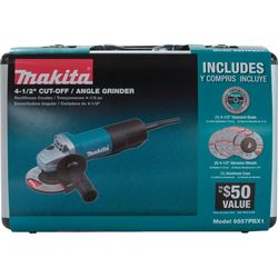 Makita 7.5 amps Corded 4-1/2 in. Cut-Off/Angle Grinder Tool Only