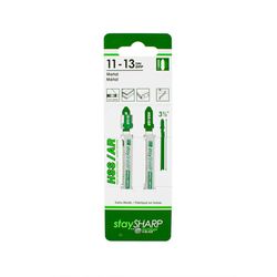 Exchange-A-Blade 4 in. High Carbon Steel U-Shank Jig Saw Blade 5/6 TPI 2 pc
