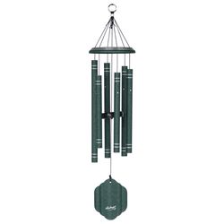 Arabesque Emerald Aluminum 32 in. Wind Chime