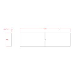 SteelWorks 0.0625 in. X 1.5 in. W X 4 ft. L Weldable Aluminum Flat Bar 1 pk