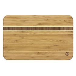 Totally Bamboo Caribbean 12.5 in. L X 8 in. W X 0.75 in. Bamboo Cutting Board