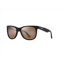 Maui Jim Kikonia XL Sunglasses Unisex Shiny Dark Havana Frame HCL Bronze Lens Polarized