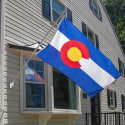 Valley Forge Colorado State Flag 0 in. H X 3 ft. W X 5 ft. L