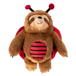 Pet Shop by Fringe Studio For Dog Multicolored Plush Little Ladybug Dog Toy 1 pk