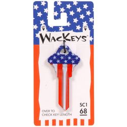 HILLMAN Wackey Flag House/Office Universal Key Blank Single