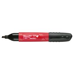 Milwaukee INKZALL Black Medium Chisel Tip Jobsite Marker 1 pk