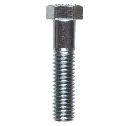 HILLMAN 7/16 in. D X 2 in. L Zinc Plated Steel Hex Bolt 50 pk