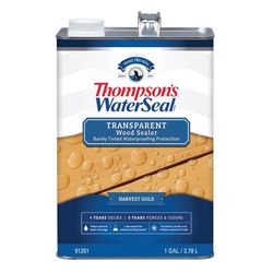 Thompson's WaterSeal Transparent Harvest Gold Water-Based Acrylic/Alkyd/Urethane Waterproofing Wood