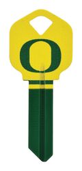 HILLMAN NCAA Kwikset/66 KW1 House/Office Key Blank Single Yellow