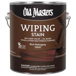 Old Masters Semi-Transparent Rich Mahogany Oil-Based Wiping Stain 1 gal