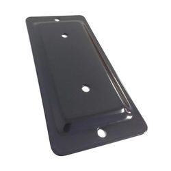 Pylex Fixplak 24 Black Steel Tie Bracket Plate 4.5 in. L