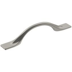 Amerock Transitional Arch Cabinet Pull 3-3/4 in. Satin Nickel Silver 1 pk