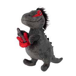 Pet Shop by Fringe Studio For Dog Red/Gray Plush Rocker Rex Dog Toy 1 pk