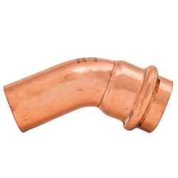 QuickFitting 3/4 in. Press in. FTG in. Copper 45 Degree Street Elbow