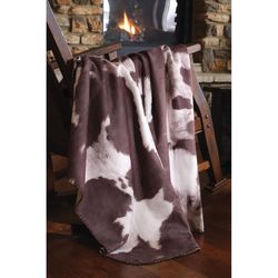 Carstens Inc 68 in. L Multicolored Faux Leather Throw Blanket