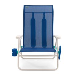 Shibumi 4-Position Blue Hi-Back Beach Chair