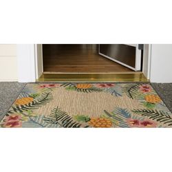 Liora Manne Ravella 2 ft. W X 3 ft. L Natural Casual Polypropylene Accent Rug