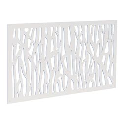 Barrette Outdoor Living Sprig 2 ft. W X 4 ft. L White Polymer Screen Panel