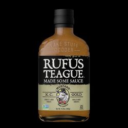 Rufus Teague BBQ Sauce - Gluten Free KC Gold BBQ Sauce 14.25 oz