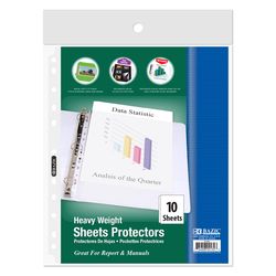 Bazic Products Clear Sheet Protector 1 pk