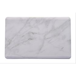 KAF Home 17 in. W X 28 in. L White Polyurethane Anti-Fatigue Mat