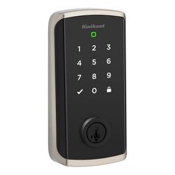 Kwikset Satin Nickel Metal Wi-Fi Deadbolt