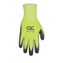 CLC T-Touch Men's Safety Gloves Black/Green XL 1 pair