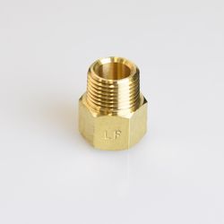 ATC 3/8 in. FPT X 3/8 in. D MPT Brass Reducing Coupling