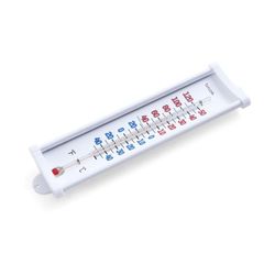 Taylor Thermometer Aluminum White 9.06 in.