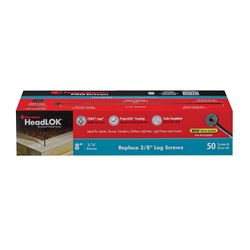 FastenMaster Headlok 8 in. L Torx Ttap T30 Coarse Structural Wood Screws 50 pk