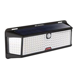 Bell & Howell Bionic Black Motion-Sensing LED Solar Wall Light