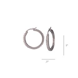 Montana Silversmiths Women's Milky Way Hoop Hoop Silver Earrings Water Resistant