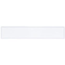 Novelty 1 in. H X 36 in. W X 7 in. D Plastic Countryside Flower Box Tray White