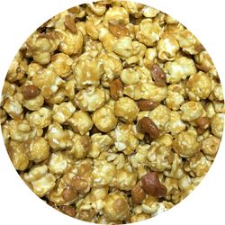 Devon's Mackinac Island Fudge Co. Cashew Caramel Popcorn 10 oz Pegged