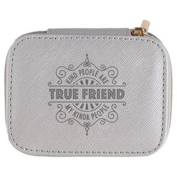 History & Heraldry Kind People are True Friend My Kind a People Travel Jewellery Box 1 pk