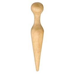 Harold Import Brown Wood Pestle for Chinois