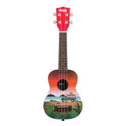 Kala Brand Music Co. Ukadelic Surfari Soprano Ukulele Wood 1 pk