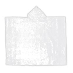 CLC Climate Gear Clear PVC Emergency Poncho One Size Fits All 0.1 mil
