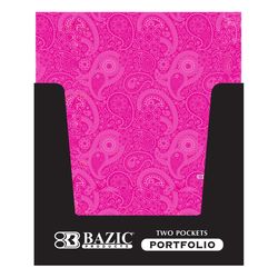 Bazic Products 11.63 in. W X 9.5 in. L Assorted Fashion Portfolio