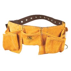 CLC Heavy Duty 12 pocket Leather/Suede Work Apron Brown 1 pk
