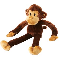 Multipet For Dog Brown Plush Swingin Safari Monkey Dog Toy Extra Large 1 pk