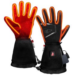 ActionHeat Men's Heated Featherweight Gloves Black L 1 pk