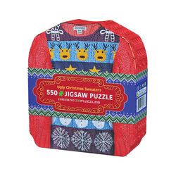 Eurographics Ugly Christmas Sweaters Tin Collectible Tins with Puzzles Multicolored 550 pc