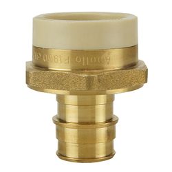 Apollo 3/4 in. Expansion PEX in to X 3/4 in. D Plain in to Brass Straight Adapter
