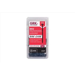 GRK Fasteners 5/16 in. X 3-1/8 in. L Star Climatek W-Cut Structural Wood Screws 25 pk