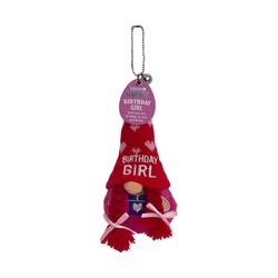 Lucky Gnomes Birthday Girl Keychain 1 pk
