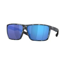 Costa Rincon II Sunglasses Men's Camo Frame Blue Mirror Lens Polarized Blue Light Blocking