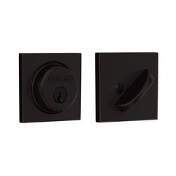 Schlage F Series Aged Bronze Zinc Single Cylinder Deadbolt